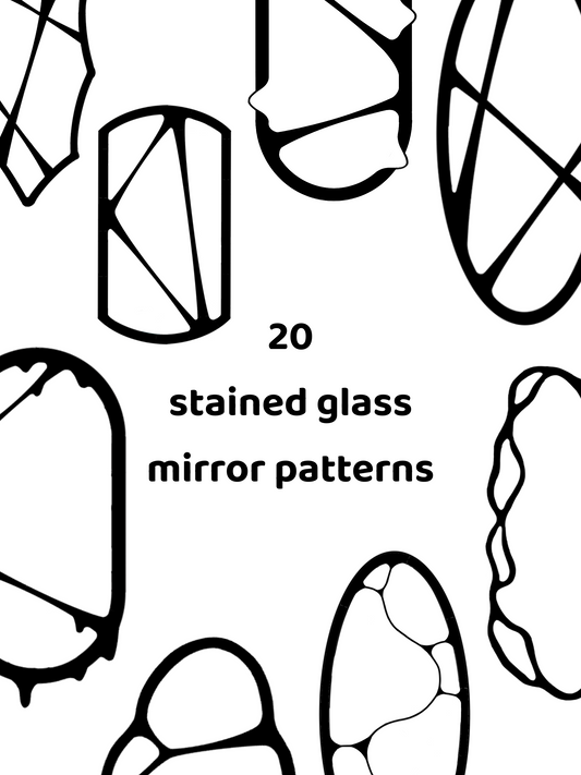 Stained glass mirror patterns